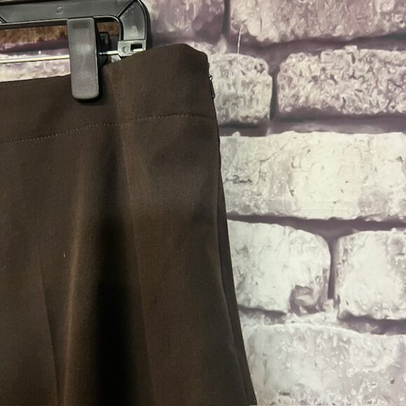 Talbots Brown Classic Slim Fit Dress Pants Size 14 - Picture 4 of 9